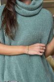 Morag Cowl Knit Tank Deep Sage /3 = -